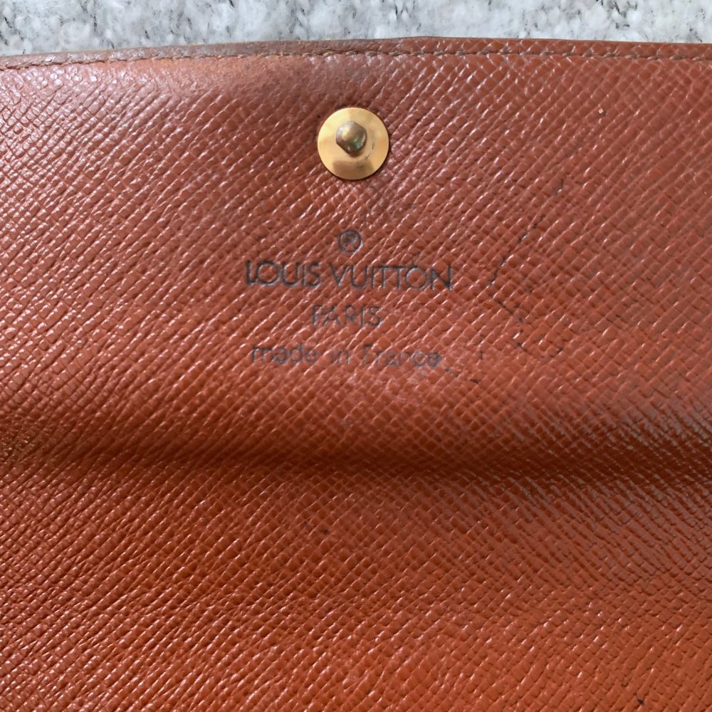 Louis Vuitton Monogram Sarah Wallet Envelope Wallet Authentic NICE Condi… - Picture 5 of 11